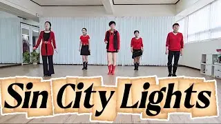 Sin City Lights Line Dance/신 씨티 라이트 라인댄스 /Line Dance Forever MiMi 
