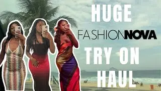HUGE Fashion Nova Vacation Try-On Haul ☀️🌴 | Dresses, Jumpsuits, Jeans