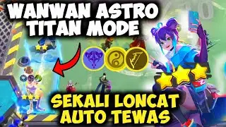 WANWAN ASTRO TITAN MODE SEKALI LONCAT AUTO TEWAS !! COMMANDER LING SKILL 2 MAGIC CHESS MLBB