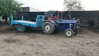 Tractor new platform trolley pol loding 
