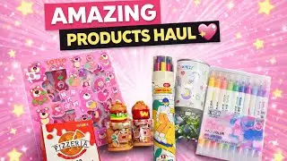 Cute Stationery Haul | Instagram Viral Products | Cute Products Haul Part 2 #stationeryhaul 