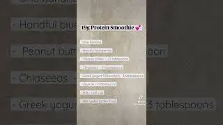 #protein #smoothie