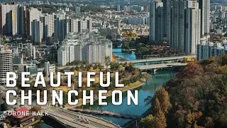 Autumn KOREA, Quiet Moments of the City | Beauty of Korea [4K Drone Walk]