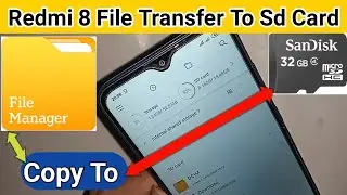 Файловый менеджер Redmi 8: копирование или перемещение документов на SD-карту
