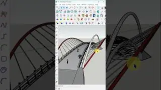 How to Model a Cable-Stayed Bridge Structure in SketchUp &ndash; Epic & Easy