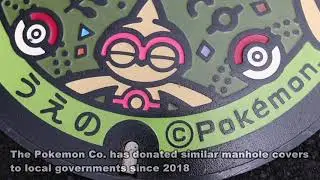 Catch the newest Pokemon manhole covers at Ueno Park in Tokyo