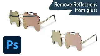 Remove reflection from sun glasses | Adobe Photoshop | Photo Retouching | Photoshop Tutorial