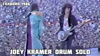 Aerosmith - Joey Kramer Drum Solo - Foxboro 1986
