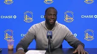 Warriors Draymond Green Postgame Interview talks CLUTCH Golden State win vs Utah Jazz