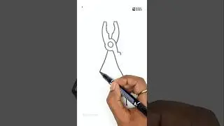 pliers Drawing very easily #easydrawing #art #drawingtutorials #art #howtodraw #pliers