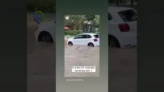 Bursa Mudanya Sel'de Adam y&uuml;z&uuml;yor.