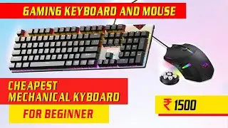 Cheapest Mechanical Gaming Keyboard and Mouse under Rs. 1500