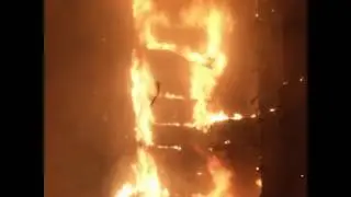 Blaze Engulfs Dubai Residential Skyscraper