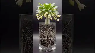 Hawaiian Palm (Brighamia insignis) Growth Time-Lapse 🌴 | Day 1 to Full Grown (4K Plant Timelapse)