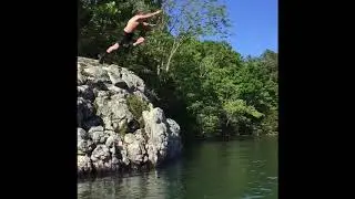 Beaver lake Arkansas jump