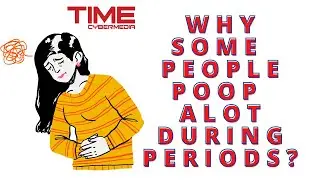 Why some women poop alot during periods.