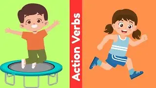 Learn Action Words for Kids 🚀 | Jump, Run, walk & More | Fun Learning with A1StarsKidzz