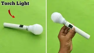 How To Make Torch Light At Home | How Make a Handy Rechargeable Lamp | Torch Light