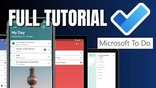 How To Use Microsoft To Do Full Tutorial 2024