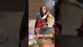 Rahim Yar Khan Girls Making A Roti | Street Food in Pakistan | Shorts viral video