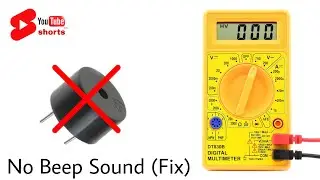 How to Repair Beeping Sound of Multimeter | How to Fix Multimeter Beep Sound #Shorts