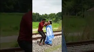 Fake Train Horn VS Cute Girl Prank #comedy #prank #funny #shorts