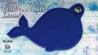Felt Whale TUTORIAL | Korean Hard Felt 1.2mm