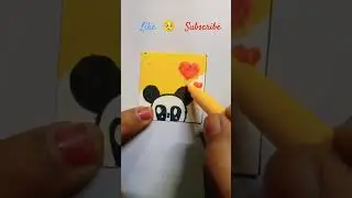 Mini panda 🐼 drawing |#panda #drawing | #like👍 #share📩 #subscribe🔔 | #dollar💲 #art🎨 #wali👧