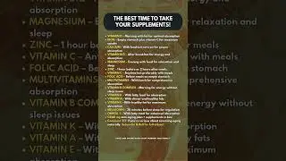 STOP Taking Vitamins Wrong! Perfect Timing for Anti Aging Results After 50! #FitFixen #shorts