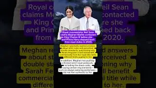 Meghan Markle Questions Double Standards Within the British Royal Family #meghanmarkle #kingcharles