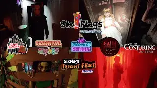The Haunted Mazes at Six Flags Over Georgia FRIGHT FEST 2025