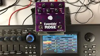 EVENTIDE Rose - Эта педаль просто потрясающая - Полный урок с демонстрацией работы клавиатуры.
