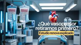 ¿Qué vasopresor retirar primero en el shock séptico?: Estudio RENOVA explicado.