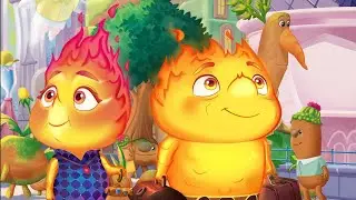 Happy Colour - Colour by Number. Disney Pixar Elemental 🔥💧 - Ember's Parents Migrate To Element City
