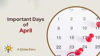 Important Days of April  Month | Wisdom Wares