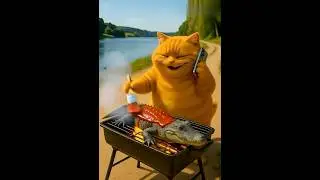 🤯😂This Fat Cat has Mastered in Cooking Skills 🔥#fatcat #funnyanimals