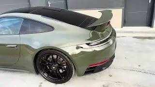 Porsche 992 Black Olive Green PTS Color (DMY)