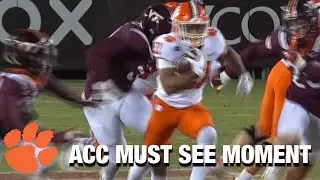 Clemson Team Favorite Darien Rencher Scores on 1st Touch