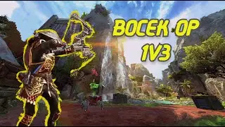 Reps show his Bocek 1v3 Clutch - Apex Legends Gameplay Best Moments #1