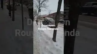 Downtown Rouyn-Noranda 5mins from our home