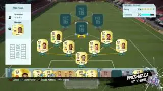 FIFA 16 ULTIMATE TEAM | BPL 250K SQUAD BUILDER