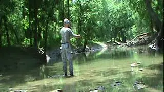 The KY Woodsman- Slow stalk down a creek & some fly fishing