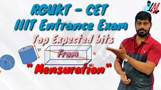 RGUKT - CET 2021 - IIIT Entrance - Top priority concepts & bits from 