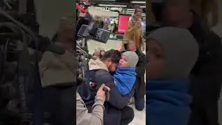 Irish-Palestinian father reunites with his children after evacuating from Gaza