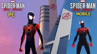 Marvel Spider Man Miles Morales Pc Vs Mobile ( Fan-Game ) Comparison | Spider Man Pc Vs Mobile
