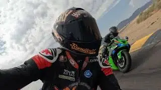 Bagger track day at chuckwalla raceway pop ( counter clockwise )