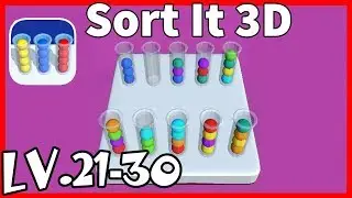 Sort it 3D IOS Gameplay Walkthrough Level 21-30