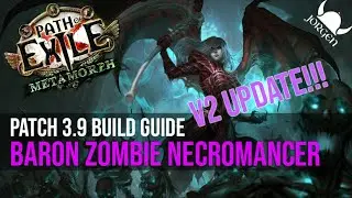 PoE 3.9 - Baron Zombie Necromancer Build Guide (version 2 update - min and max guide)