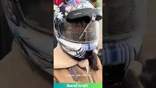 This Motorcycle Helmet Has a WIPER! (You HAVE to See This!) #motorcycle #helmet #crazy #invention