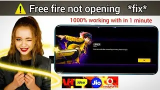 Free fire not opening today. problem solve 100% // 🧐September 16, 2022